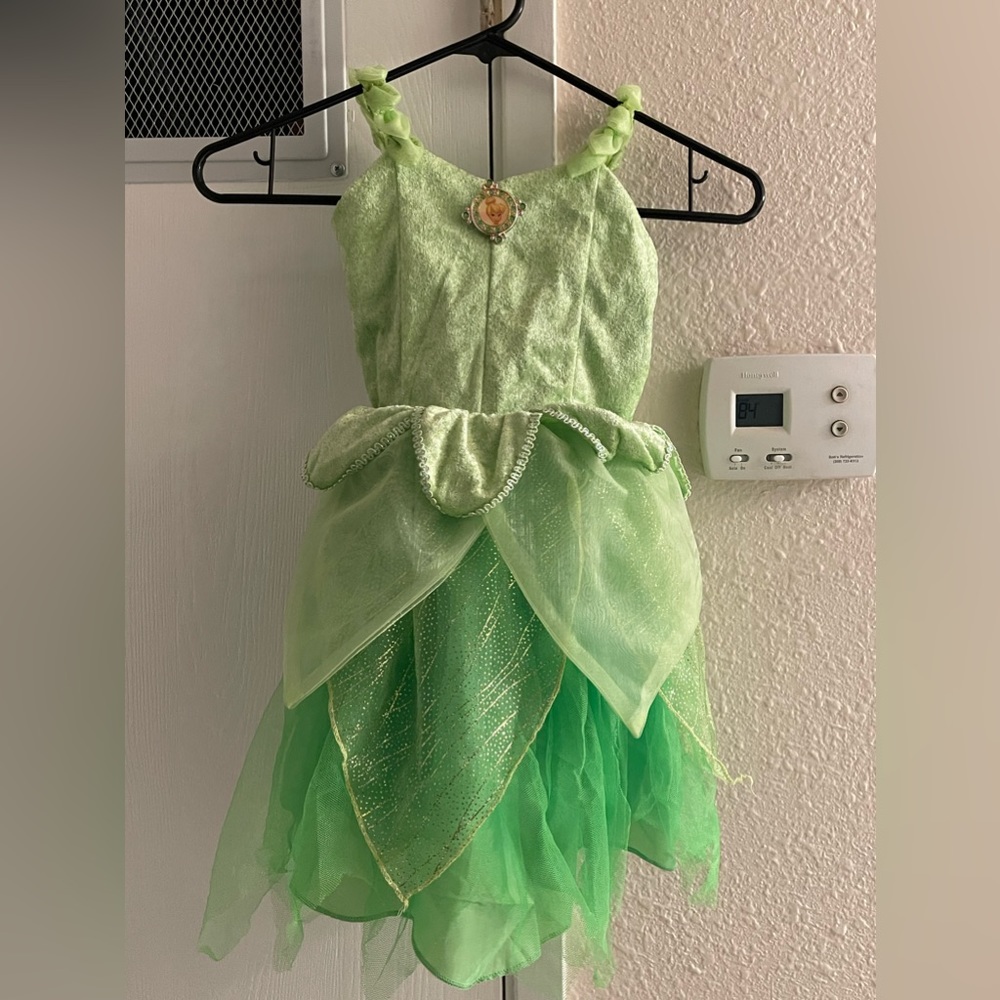 Disney Parks Tinkerbell Dress. XS 4/5
